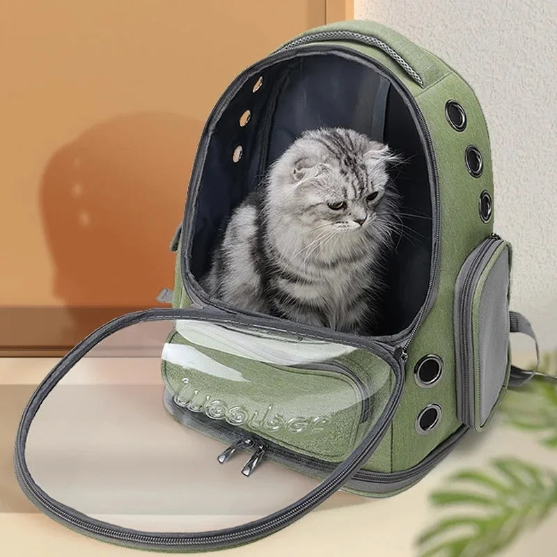 BubblePet — Mochila Transportín Burbuja para Gatos